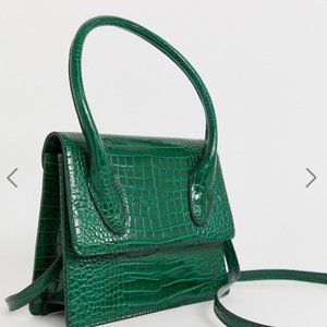 Green Croc Mini Bag